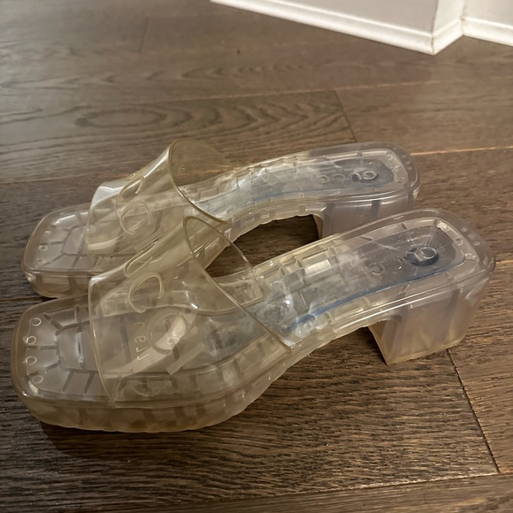 Gucci clear rubber sandals - Picture 4 of 4